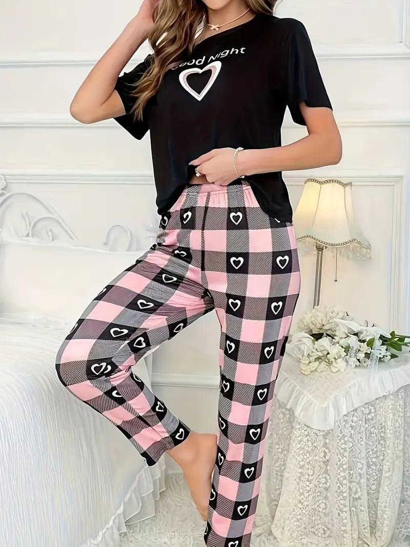 night wear tshirt trouser